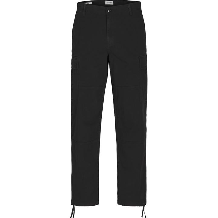 Jack And Jones Men's Black Harlow Cargo Trouser in Size 29 R, Sports Direct