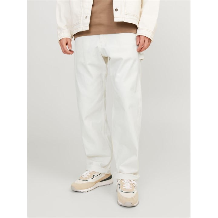 Jack And Jones Men's Grey Eddie Carpenter Trouser in Size 28 R, Sports Direct