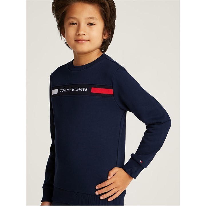 Tommy Hilfiger Boys Blue Kids' Rib Insert Clothing Set in Size 3 - 4 Years, Sports Direct