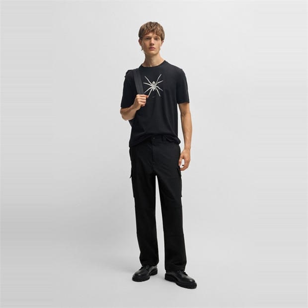 Черно 001 - Boss - Men's Skaty Relaxed Fit Cargo Trousers