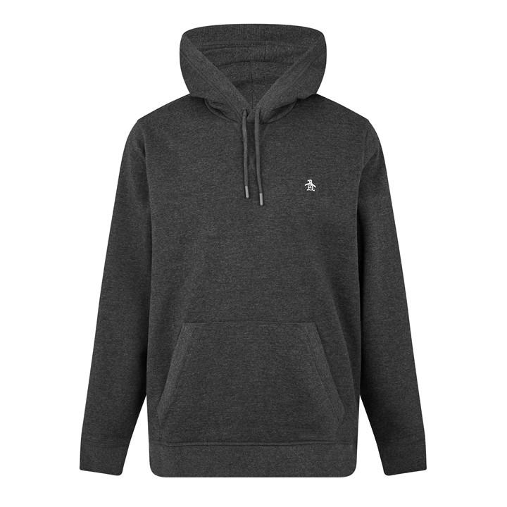Original Penguin Men' Grey Logo Hoodie in Size S, Sports Direct