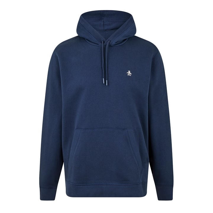 Original Penguin Men' Blue Logo Hoodie in Size S, Sports Direct
