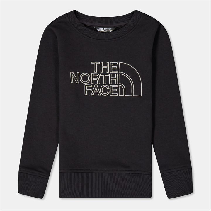 The North Face Boys Black B Drew Peak Light Crew Tnf