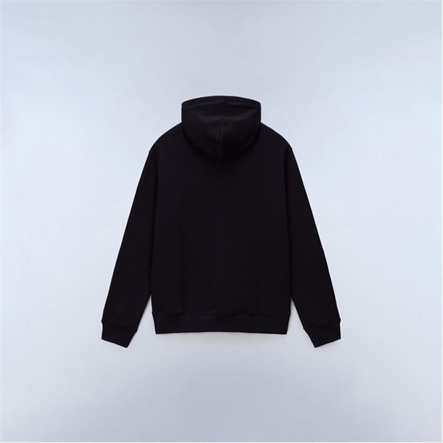 Black - Napapijri - S-Box Logo Hoodie Mens
