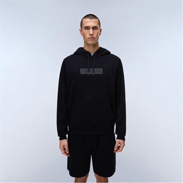 Black - Napapijri - S-Box Logo Hoodie Mens