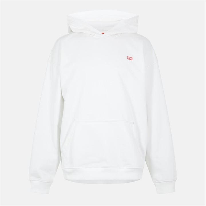 Diesel Men's White Pull Over Hoodie in Size XL, Sports Direct