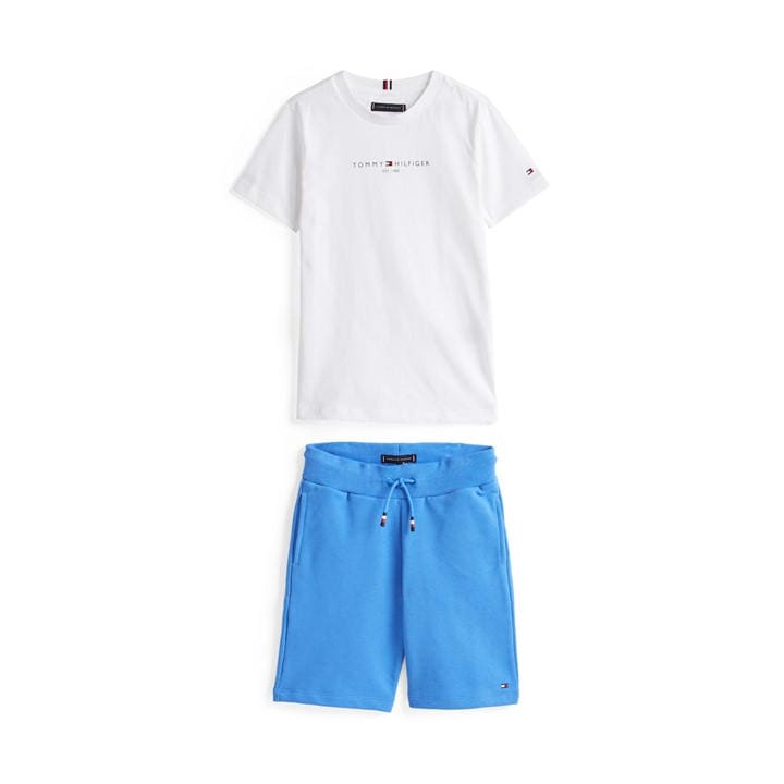 Tommy Hilfiger Boys White Kids' Essential Coordinated Set in Size 14 - 16 Years, Sports Direct