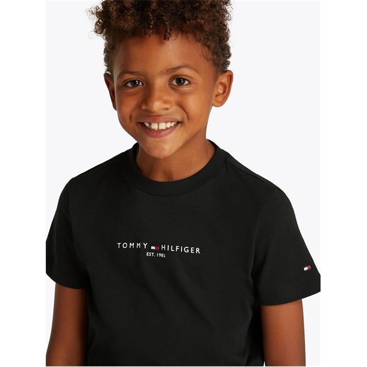 Tommy Hilfiger Boys Black Kids' Essential Coordinated Set in Size 14 - 16 Years, Sports Direct