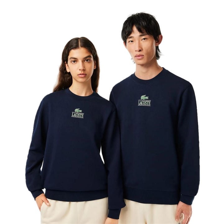 Lacoste  Blue Vintage Style Sweatshirt in Size XXS, Sports Direct