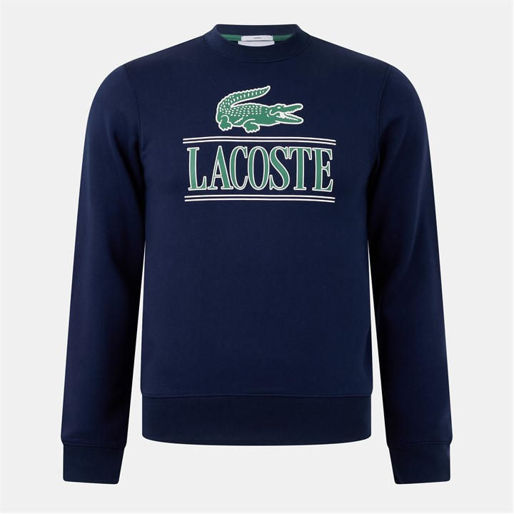 Lacoste  Blue Crocodile Sweatshirt in Size XXS, Sports Direct