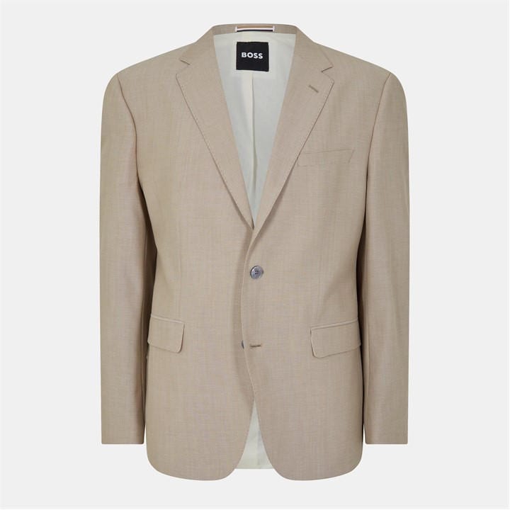 Boss Men's Beige Suit Jacket in Size M, Sports Direct