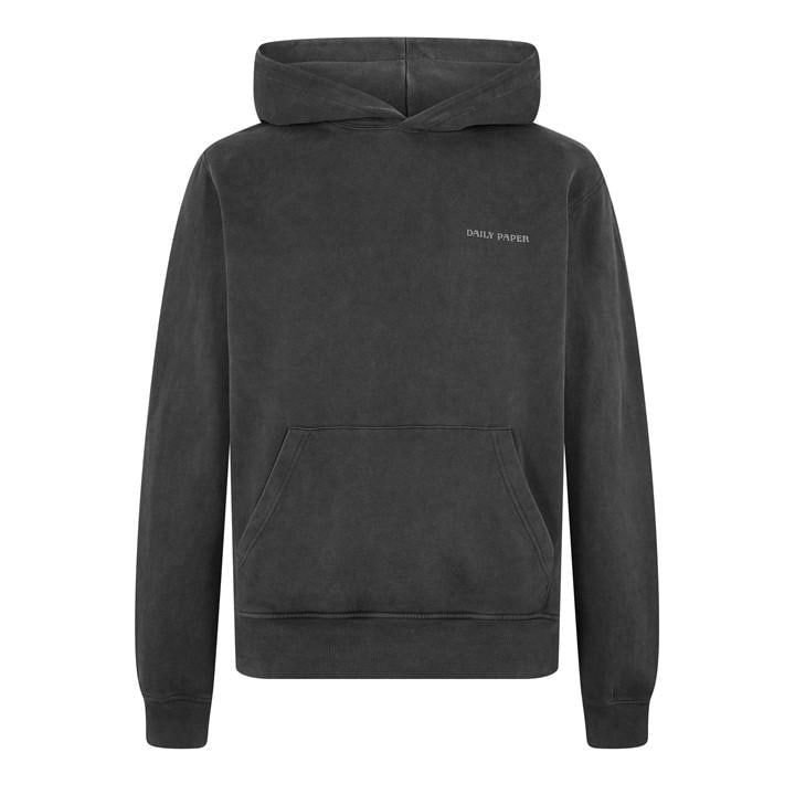 Daily Paper Men' Black Graphic Hoodie in Size S, Sports Direct