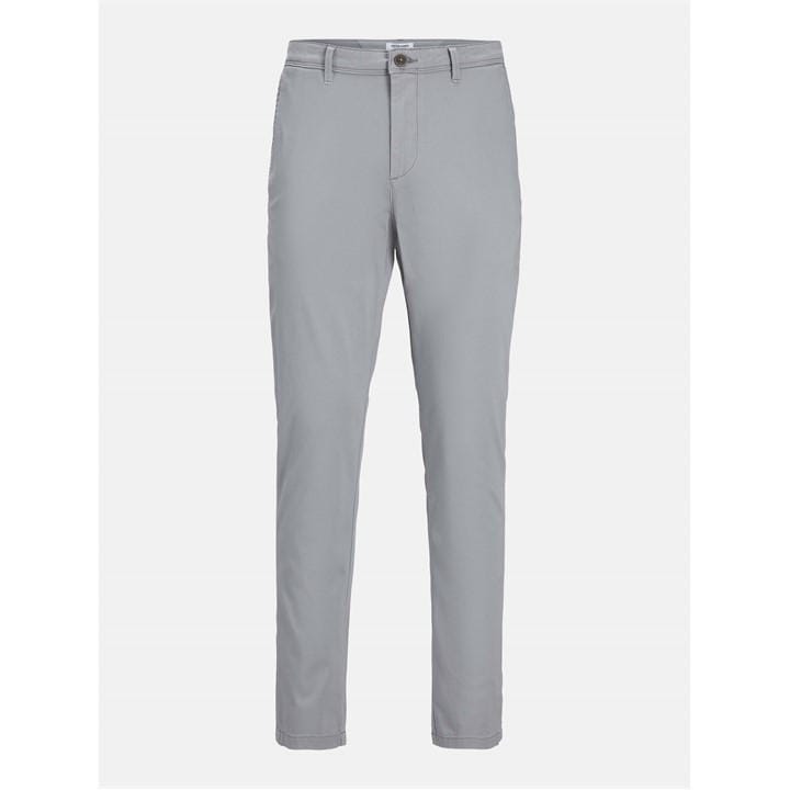 Jack & Jones Ultimate Grey Jack Jones Marco Bowie Chino Trousers - Image 4