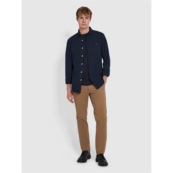 Farah Men's Beige Elm Slim Chinos in Size 34 R, Sports Direct