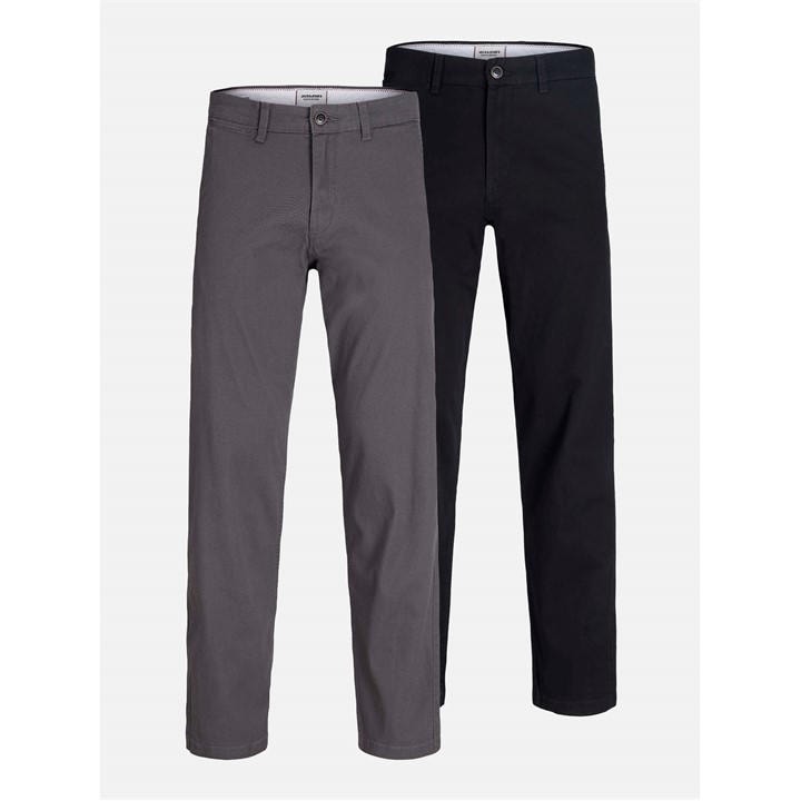 Jack And Jones Men's Black Jack Kane Dave Chino Sn63 in Size 34 R, Sports Direct