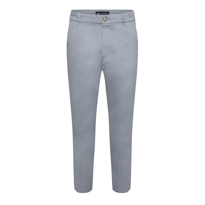 Crosshatch Men's Grey Ch Roysden Chino Trs Sn64 in Size 36 R, Sports Direct