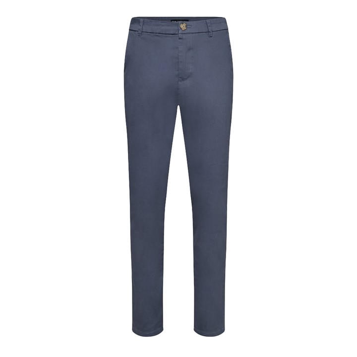 Crosshatch Men's Blue Ch Roysden Chino Trs Sn64 in Size 40 R, Sports Direct