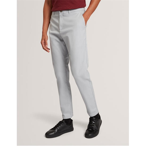 Světle šedá - Ted Baker - Men's Slim Fit Chinos