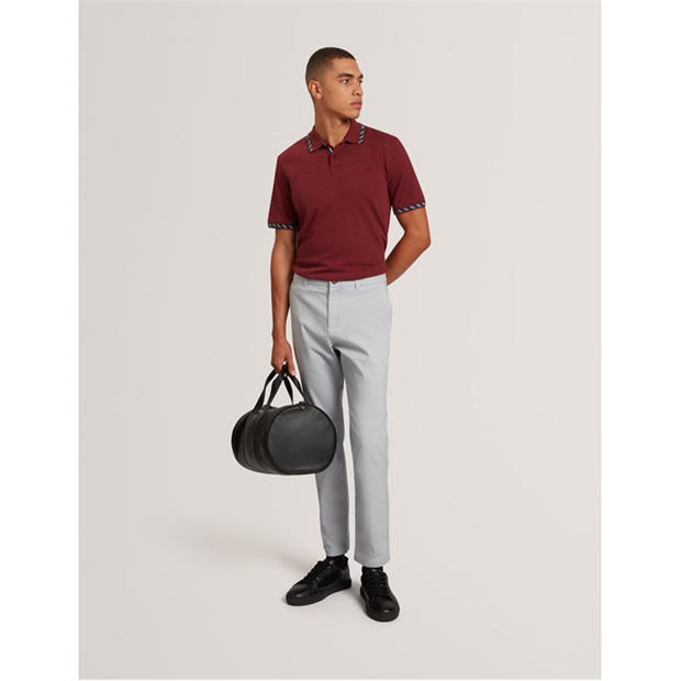 Světle šedá - Ted Baker - Men's Slim Fit Chinos