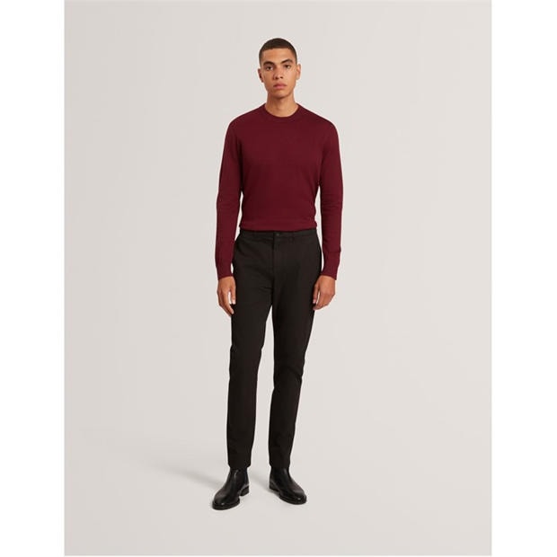 Black - Ted Baker - Men's Slim Fit Chinos