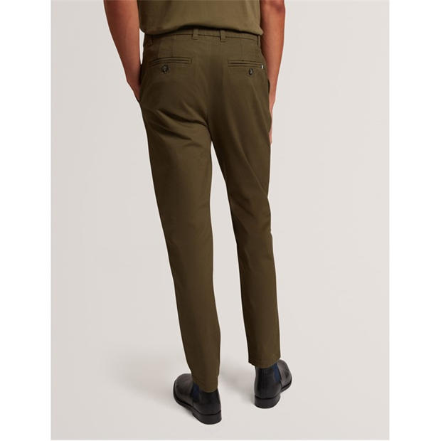 Khaki - Ted Baker - Men's Slim Fit Chinos