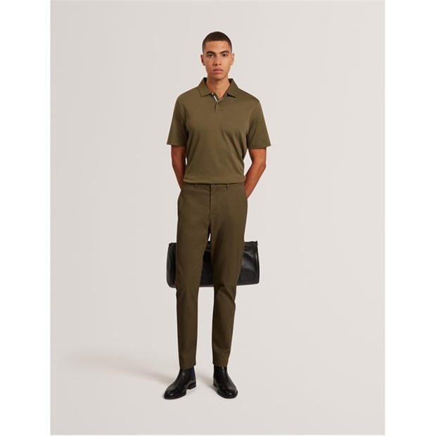 Khaki - Ted Baker - Men's Slim Fit Chinos