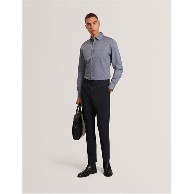 Tmavě modrá - Ted Baker - Men's Slim Fit Chinos
