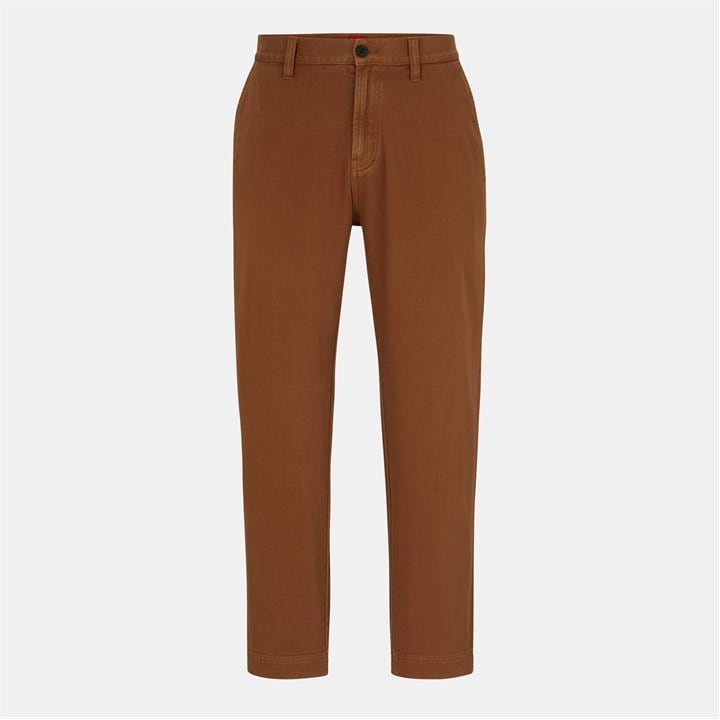 Hugo Men's Brown Chinos in Size M, Sports Direct
