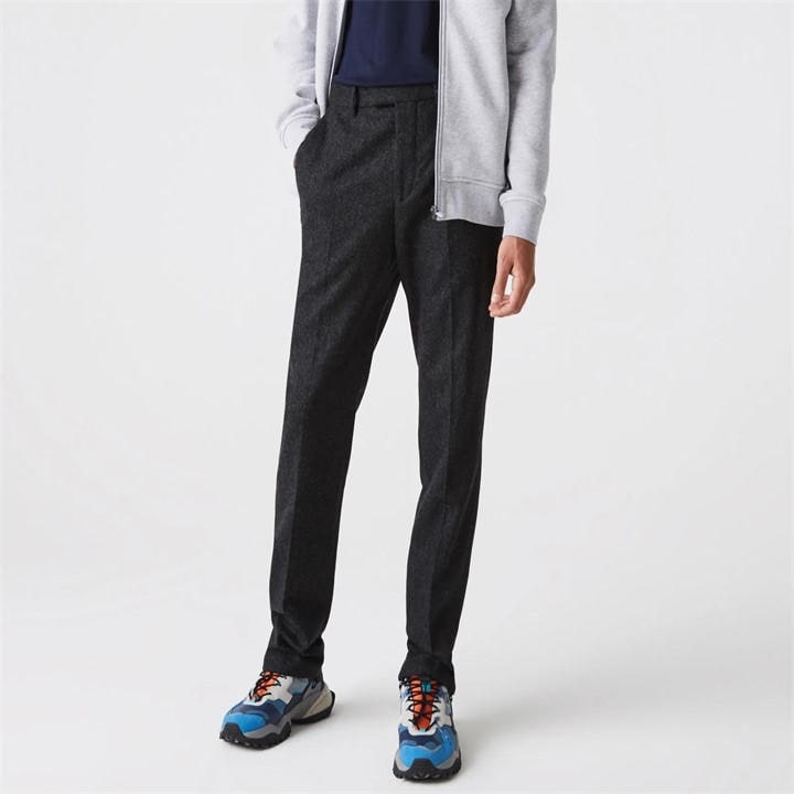 Lacoste Men's Black Straight Chinos in Size 48 R, Sports Direct