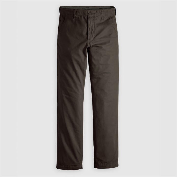 Levis Men's Black Authentic Straight Washed Chinos in Size 30 L, Sports Direct