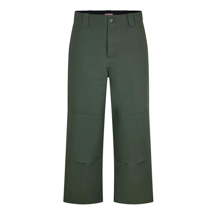 Kenzo Men's Green Double Knee Chinos in Size L, Sports Direct