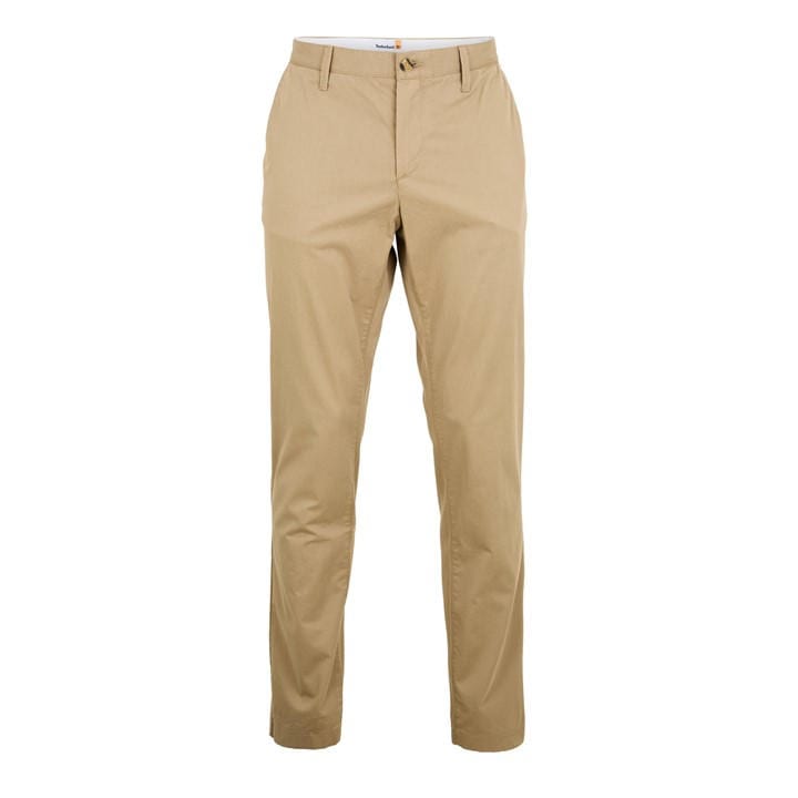 Timberland Men's Beige Twill Chino Slim Chinos in Size 30, Sports Direct