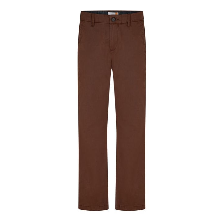 Timberland Men's Brown Twill Chino Slim Fit Chinos in Size 30, Sports Direct