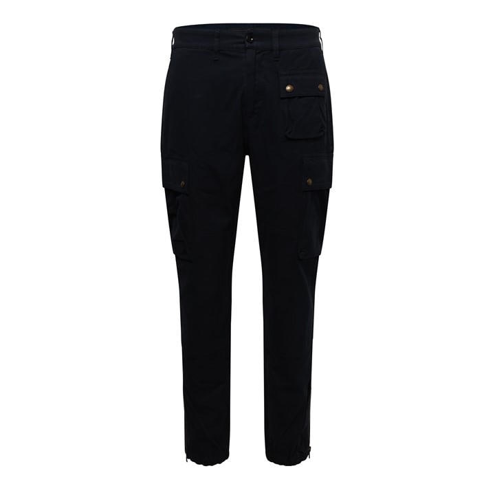 Belstaff Men's Blue Trialmaster Cargo Trousers in Size 32, Sports Direct