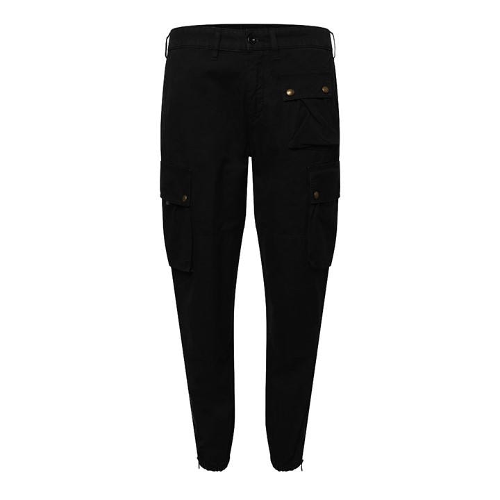 Belstaff Men's Black Trialmaster Cargo Trousers in Size 31, Sports Direct