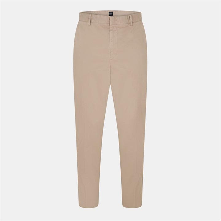 Boss Men' Beige Kaito Slim Fit Chinos Trousers in Size S, Sports Direct