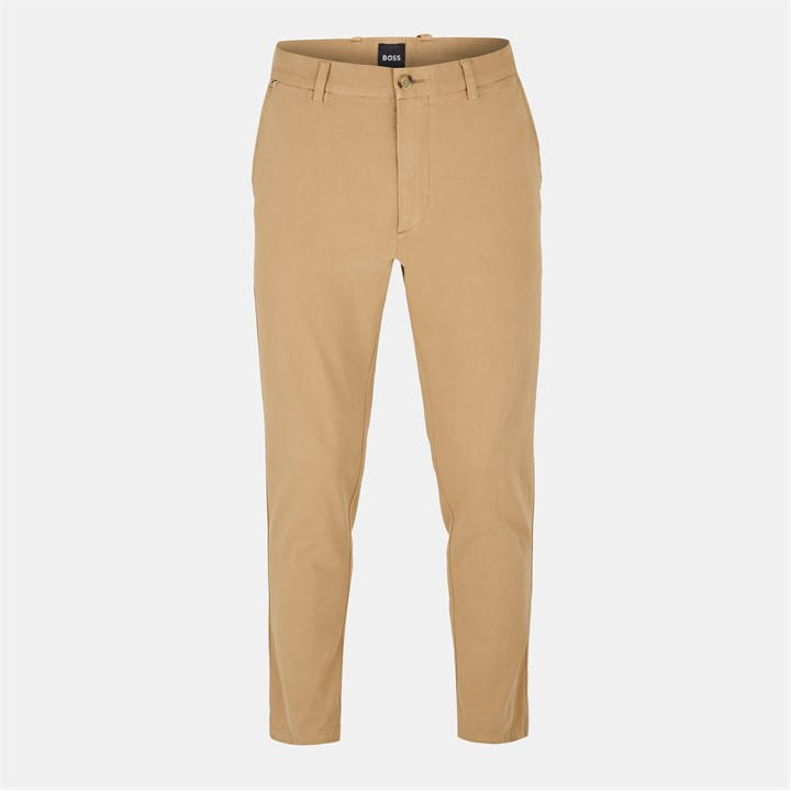 Boss Men's Beige Hbb Kaiton Slim-Fit Chinos in Size M, Sports Direct
