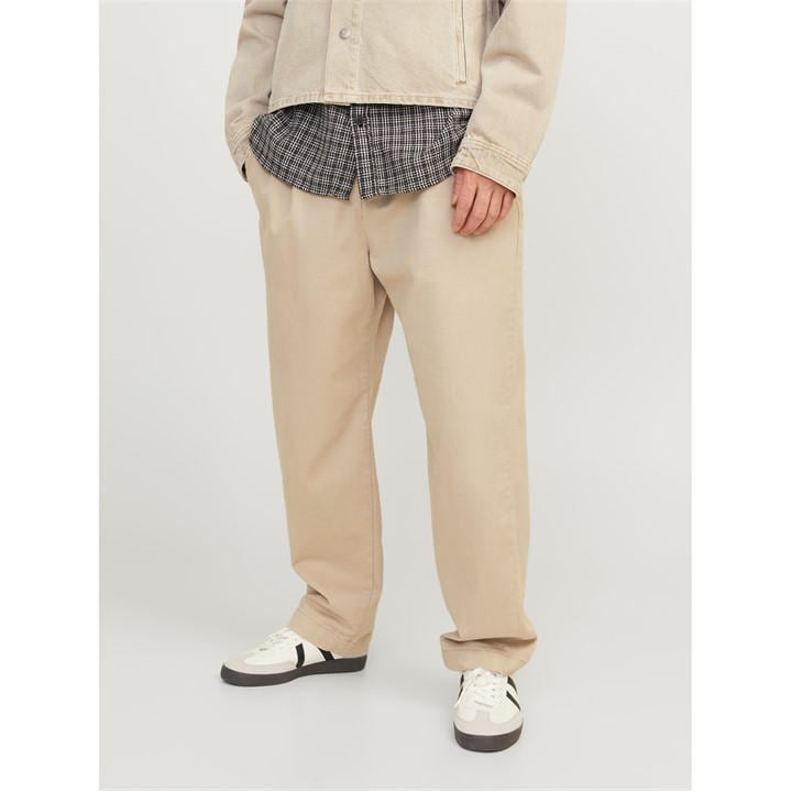 Jack And Jones Men' Beige Karl Chino Pants in Size S, Sports Direct