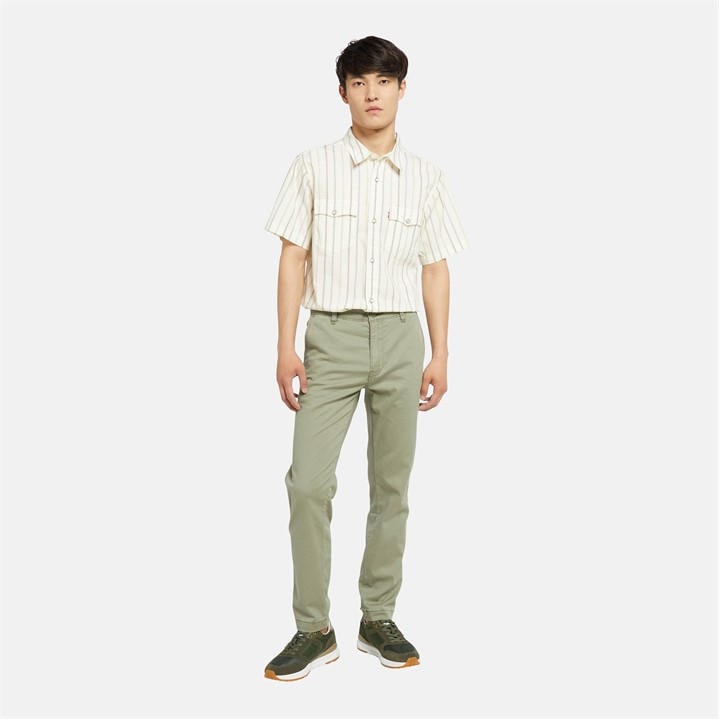 Levis Men's Green Deep Lichen Chinos in Size 36 R, Sports Direct