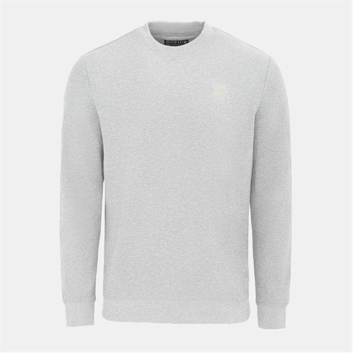 Howick Men's Grey Crew Neck Jumper in Size M, Sports Direct