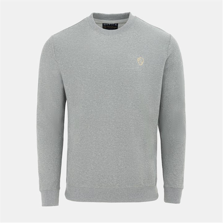 Howick Men's Grey Crew Neck Jumper in Size XL, Sports Direct
