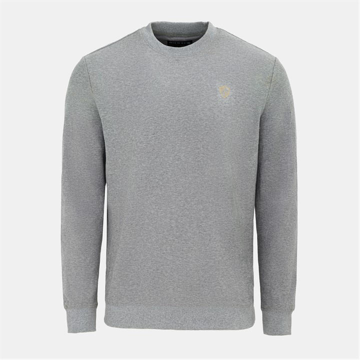 Howick Men' Grey Crew Neck Jumper in Size S, Sports Direct