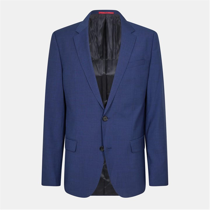 Hugo Men's Blue Henry Slim Fit Suit Jacket in Size XL, Sports Direct