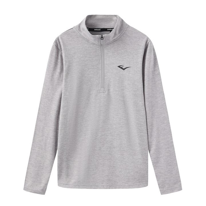 Everlast Boys Grey Flex 1/4 Zip  in Size 11 - 12 Years, Sports Direct
