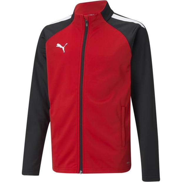 Red-Black - Puma - Puma Teamliga Training Jacket Jr Tracksuit Top Unisex Kids