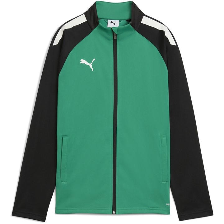 Puma  Kids Green Teamliga Training Jacket Jr Tracksuit Top in Size 11 - 12 Years, Sports Direct