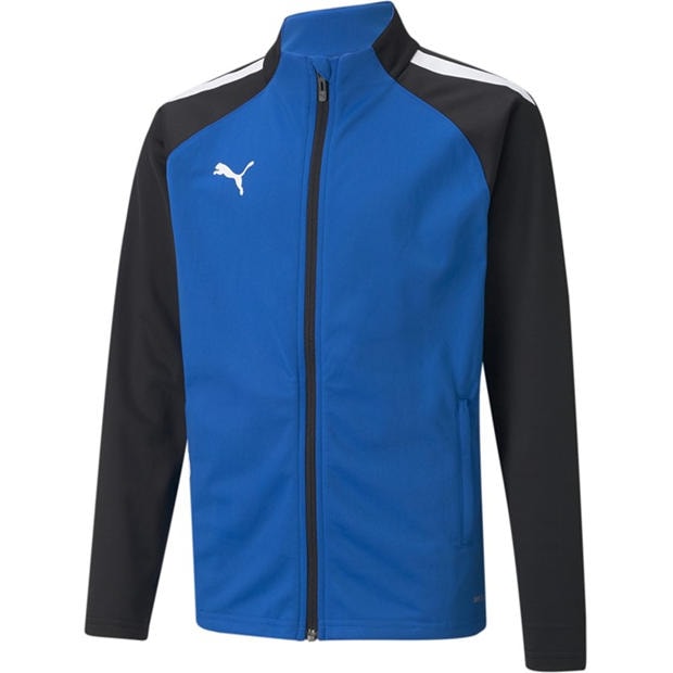 EBluLem-Blk - Puma - Puma Teamliga Training Jacket Jr Tracksuit Top Unisex Kids