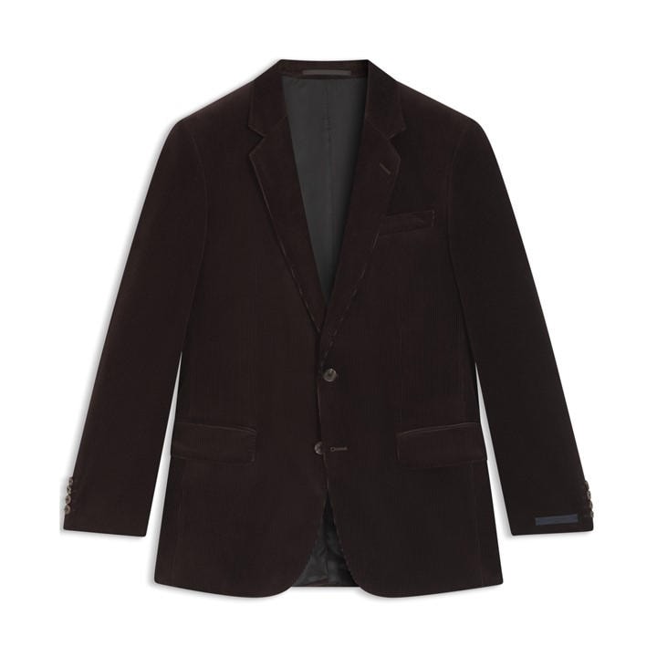 Boss Men's Brown X Beckham Striped Blazer in Size L, Sports Direct