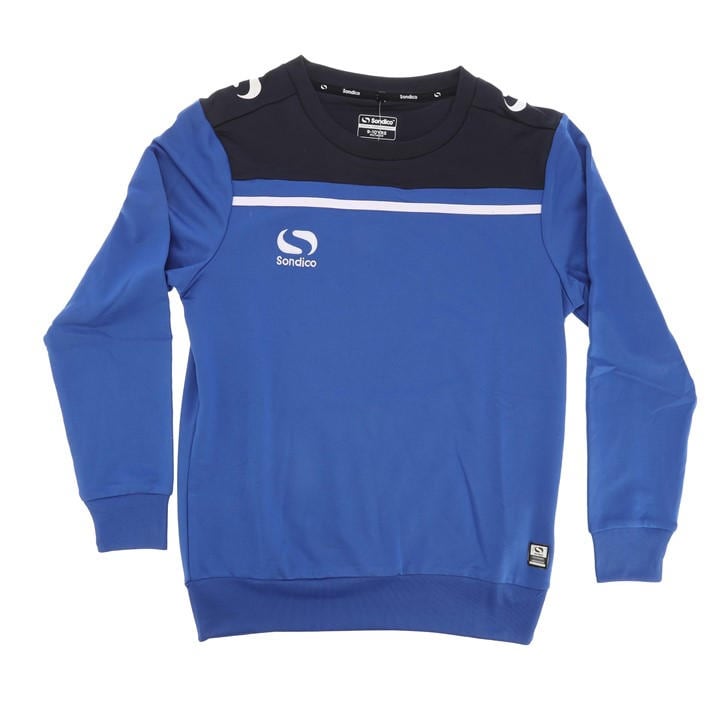 Sondico Boys Blue Performance Crew Sweatshirt in Size 11 - 12 Years, Sports Direct