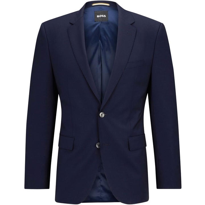 Boss Men's Blue H-Jasper Luxury Suit Jacket in Size XL, Sports Direct